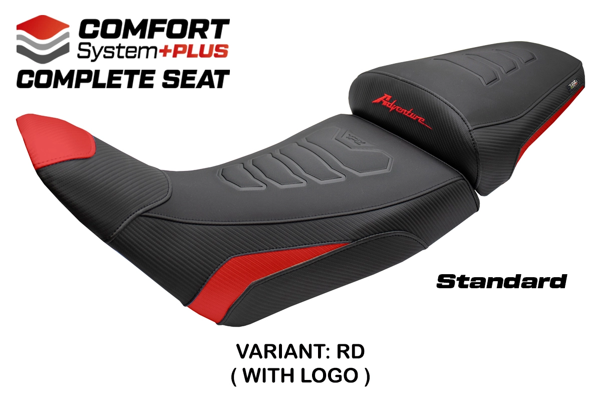 TPZ Saddle Honda Africa Twin 1100/ADVS 2020-2026 Asmara Comfort Plus Red Logo