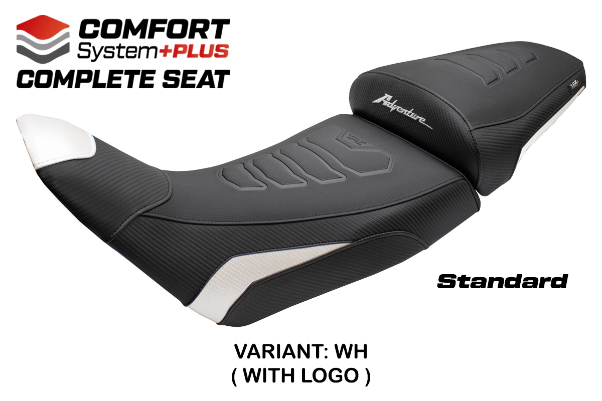 TPZ Saddle Honda Africa Twin 1100/ADVS 2020-2026 Asmara Comfort Plus White Logo
