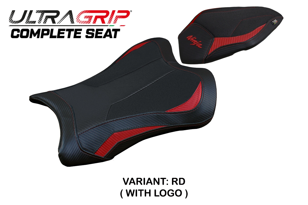 TPZ Gohan Ultragrip Red Saddle Logo Kawasaki Ninja ZX10R 2021-2026