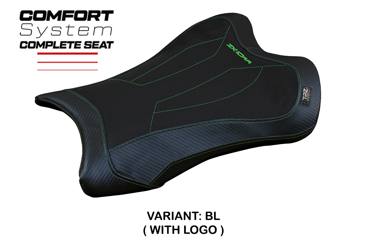 TPZ Raditz Comfort Black Saddle Logo Kawasaki Ninja ZX10RR 2021-2026