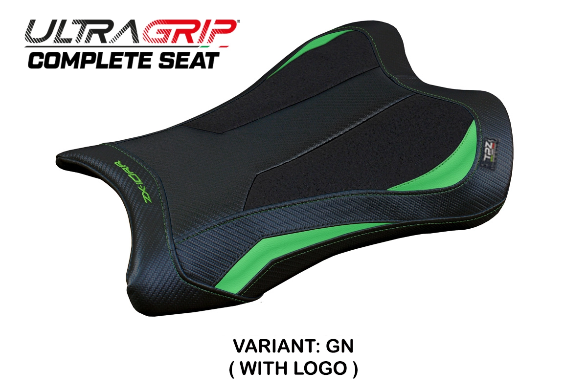 TPZ Raditz Ultragrip green Saddle Logo Kawasaki Ninja ZX10RR 2021-2026