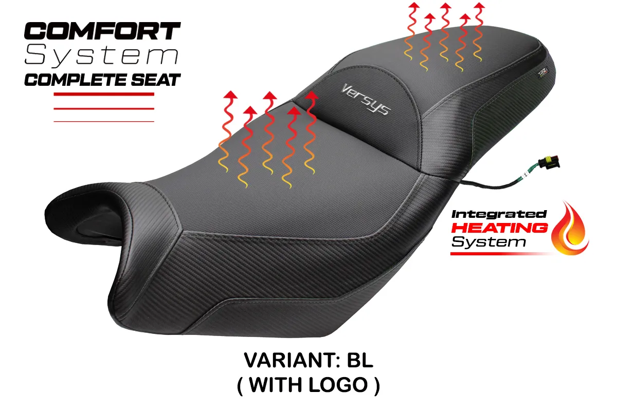 Sella Riscaldata TPZ Gojo Comfort Nero Logo Kawasaki Versys 650 2007-2026