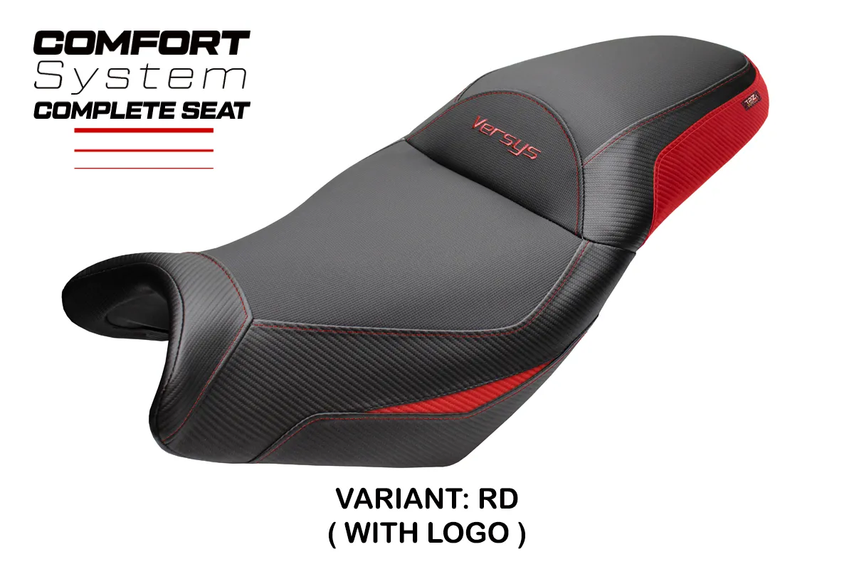TPZ Gojo Comfort Red Saddle Logo Kawasaki Versys 650 2007-2026