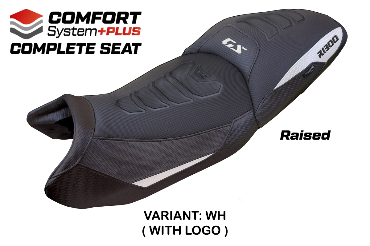 TPZ Saddle BMW R1300GS 2023-2026 Dorfen High Comfort Plus White Logo