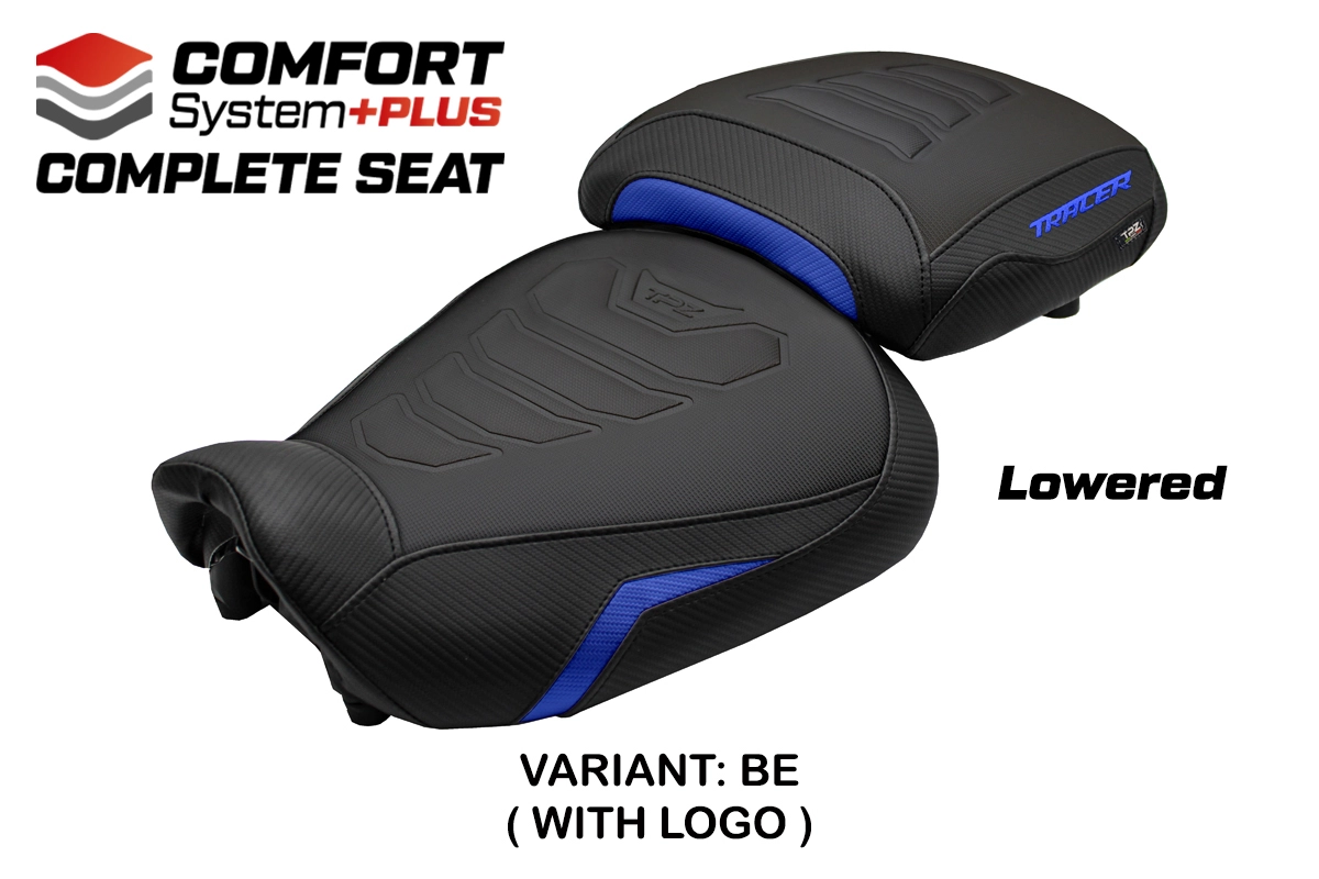 TPZ Naha Low Comfort Plus Blue Saddle Logo Yamaha Tracer 9/9 GT 2021-2024