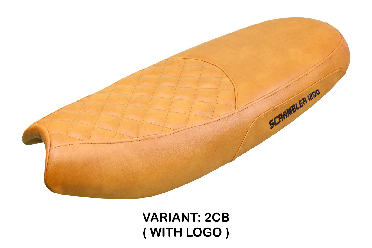 Rivestimento sella TPZ Watford Logo cammello Triumph Scrambler 1200 2019-2025