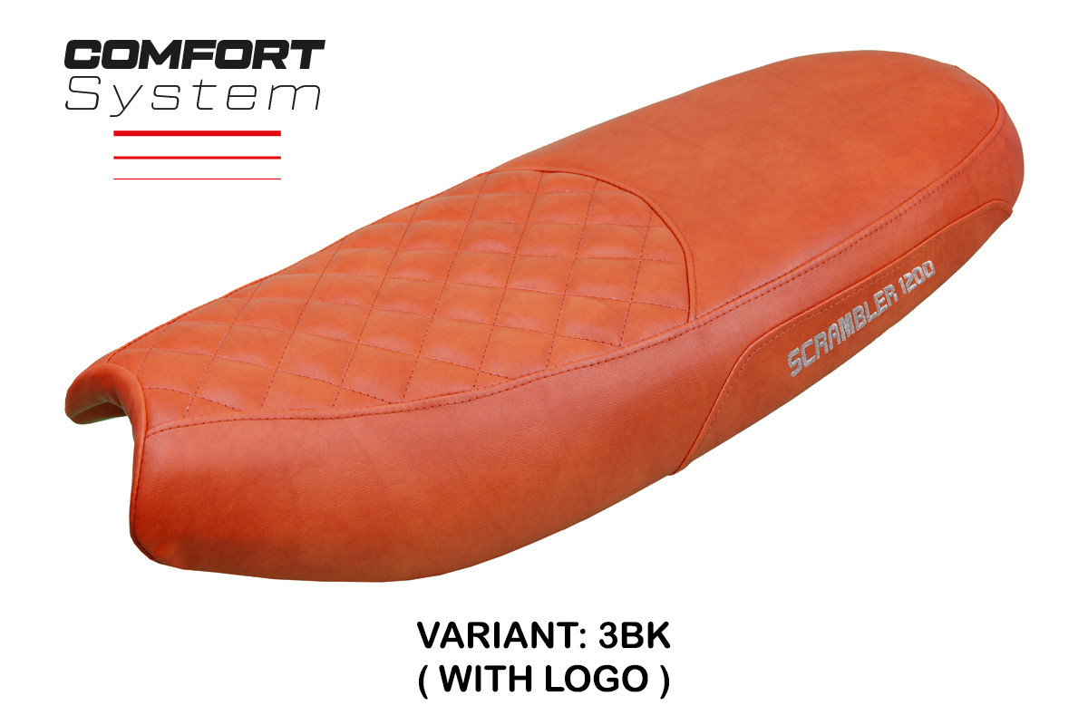 Rivestimento sella TPZ Watford Comfort Logo Mattone Triumph Scrambler 1200 2019-2025