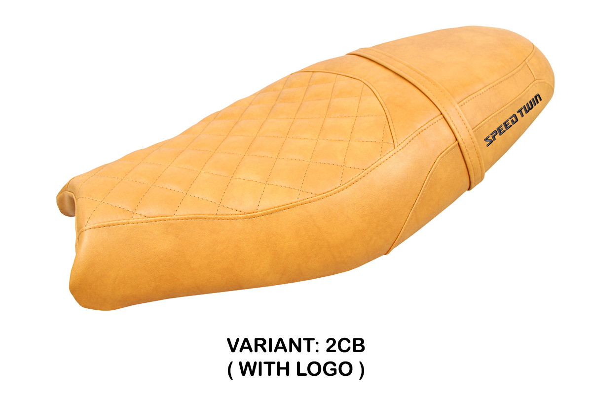 Rivestimento sella TPZ Wembley Logo cammello Triumph Speed Twin 900 2019-2025