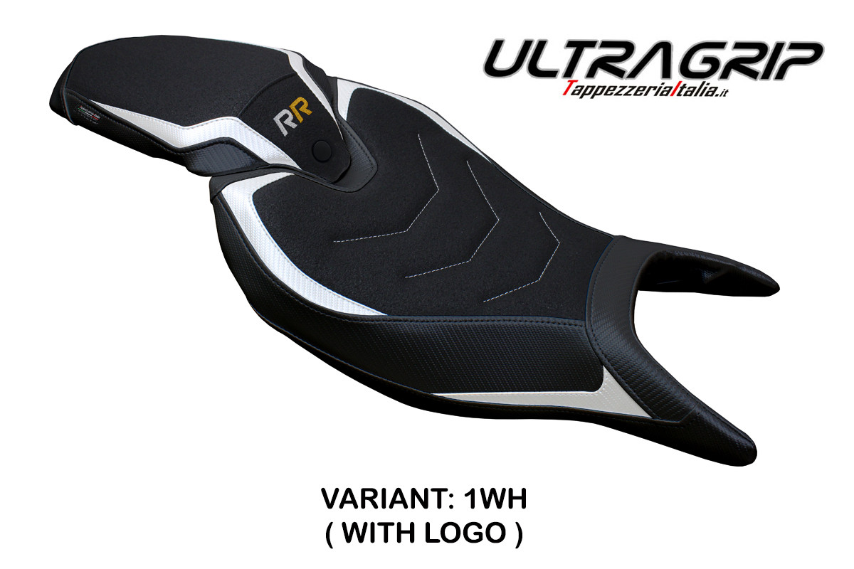 Rivestimento sella TPZ Renee Ultragrip Logo bianco Triumph Speed Triple 1200RR 2022-2025