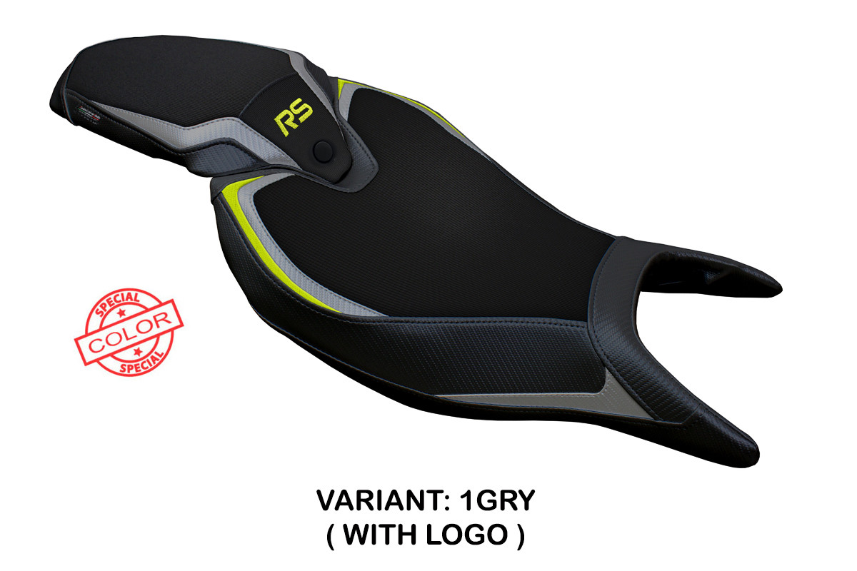 Rivestimento sella TPZ Senna Logo Special grigio-giallo Triumph Speed Triple 1200RS 2022-2025