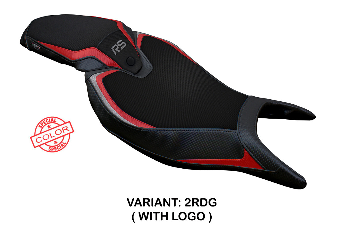 Rivestimento sella TPZ Senna Logo Special rosso-grigio Triumph Speed Triple 1200RS 2022-2025