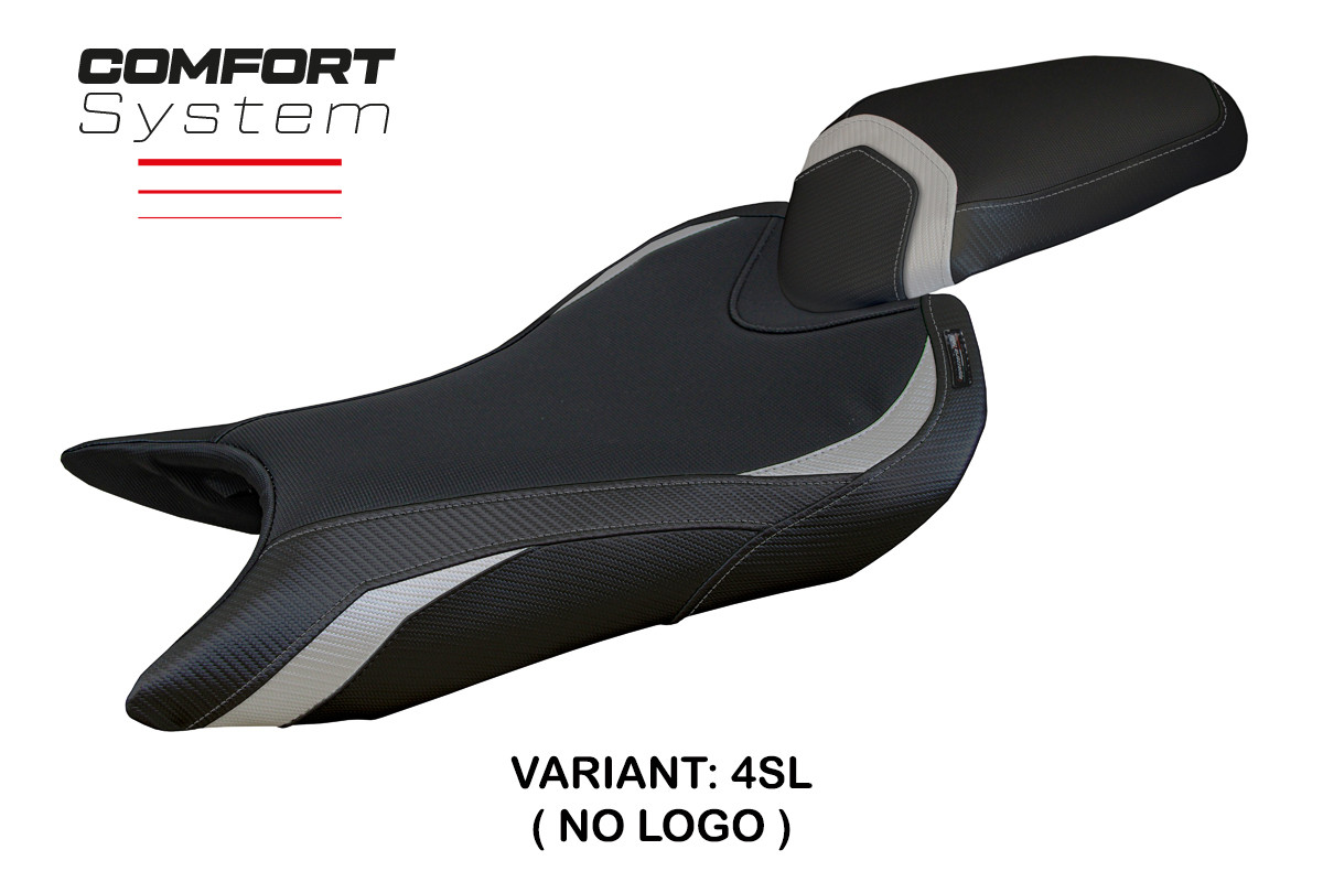 Rivestimento sella TPZ Norwich Comfort argento Triumph Street Triple 765 2023-2025