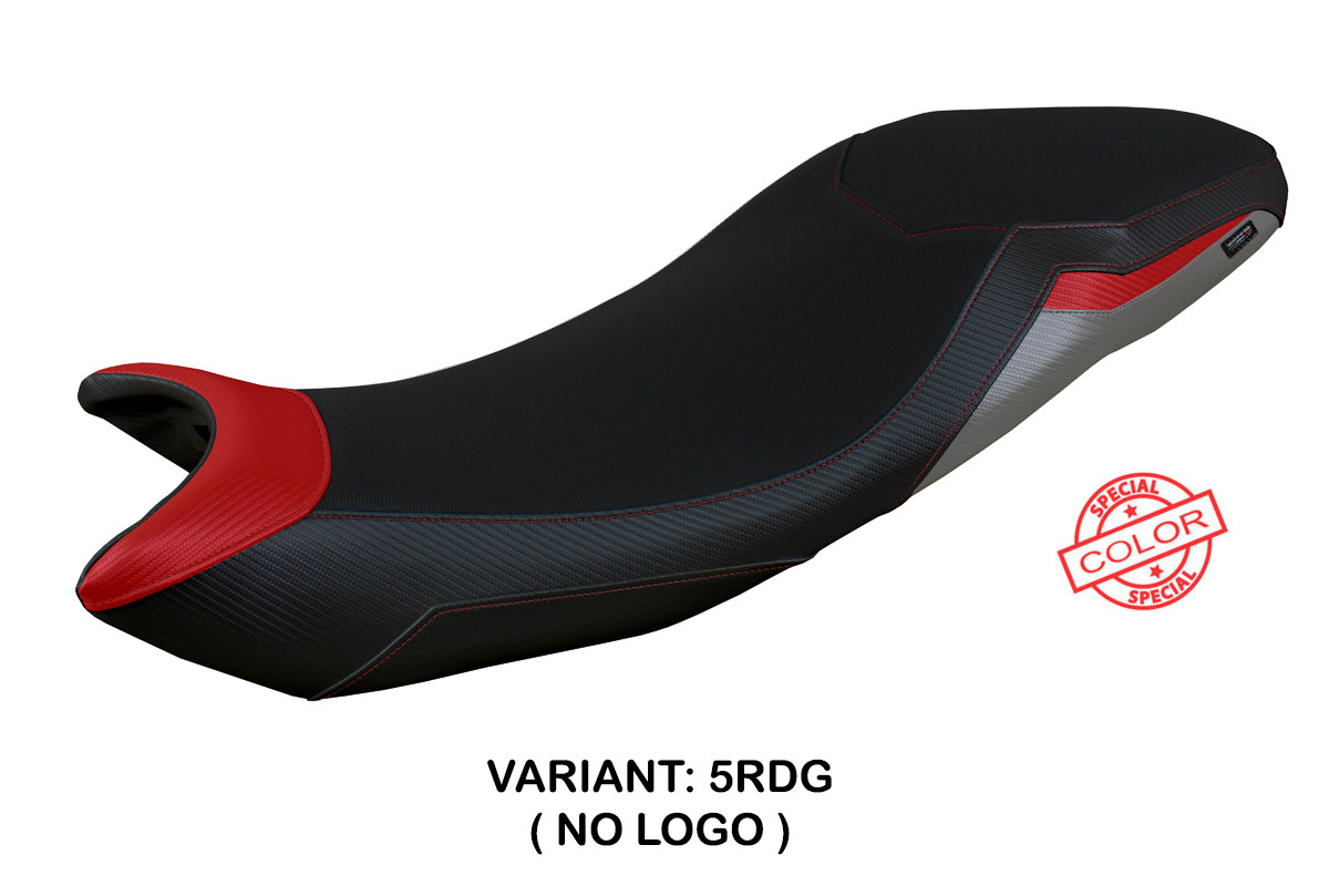 Rivestimento sella TPZ Derry rosso-grigio Triumph Tiger 660 2021-2025