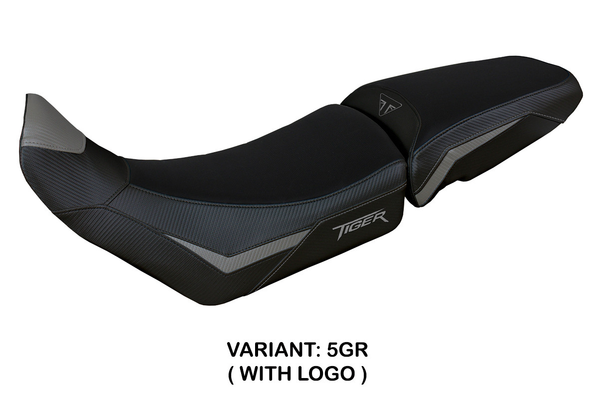 Rivestimento sella TPZ Dover Logo grigio Triumph Tiger 900 2020-2023
