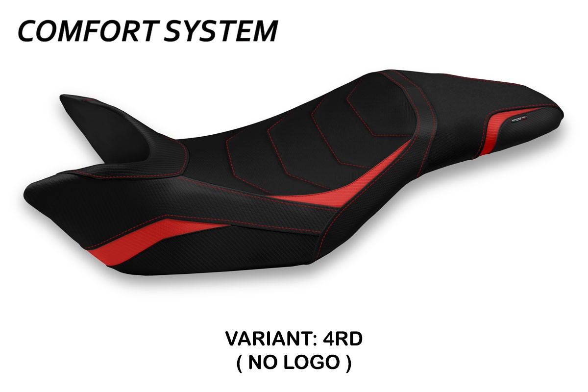 TPZ Ghibellina 1 Comfort red Saddle covering Triumph Speed Triple 1050 2011-2015
