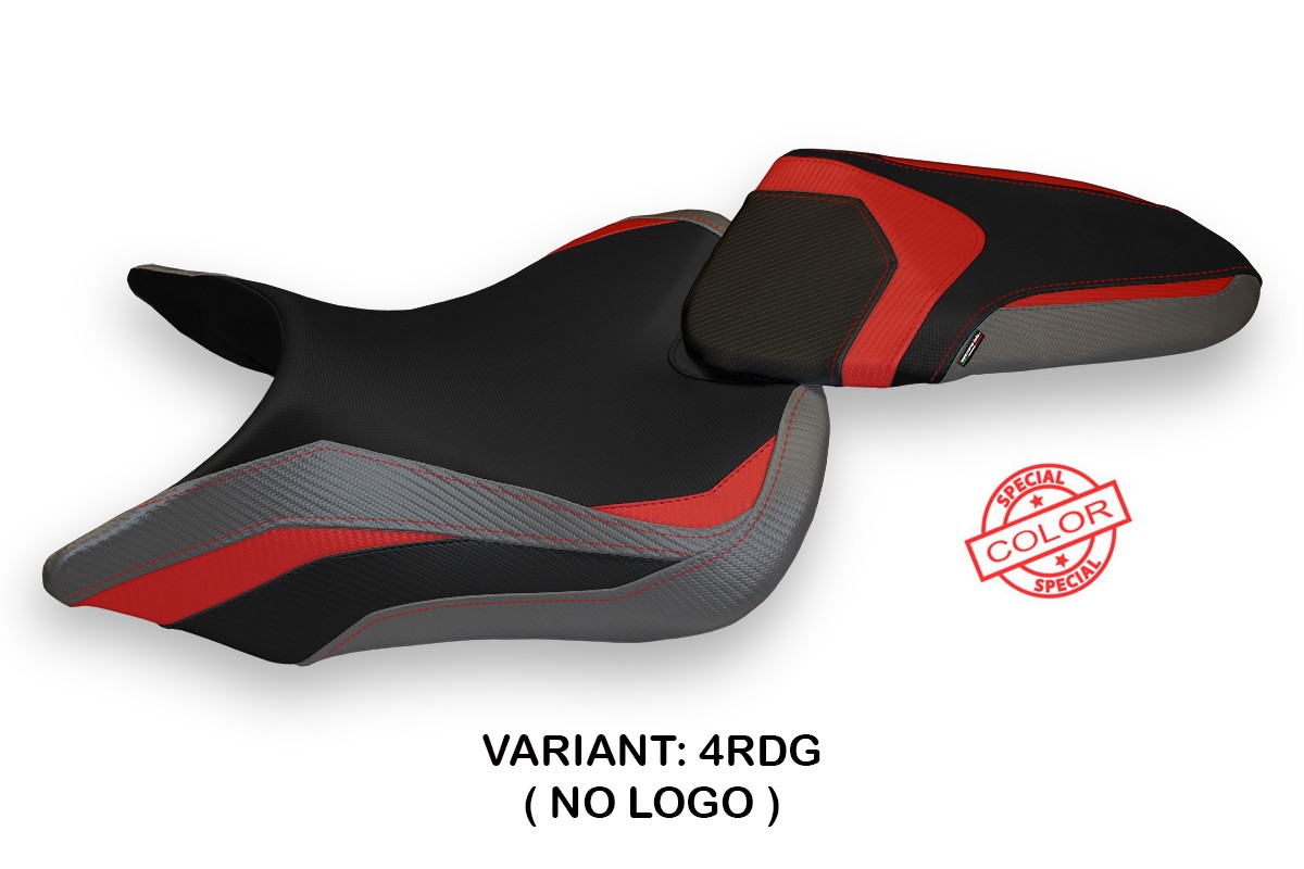 Rivestimento sella TPZ Lazise Special rosso-grigio Triumph Speed Triple 1050 2016-2021