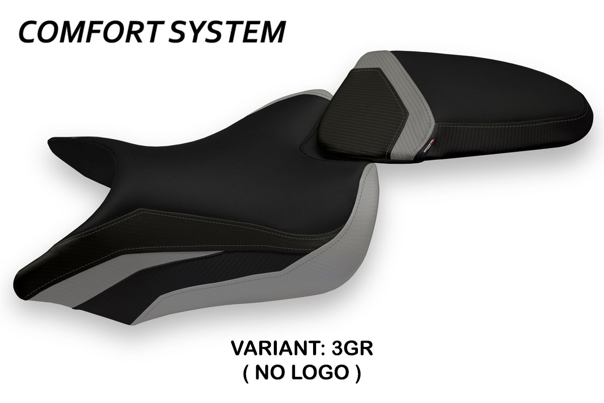 Rivestimento sella TPZ Maglie 1 Comfort grigio Triumph Speed Triple 1050 2016-2021