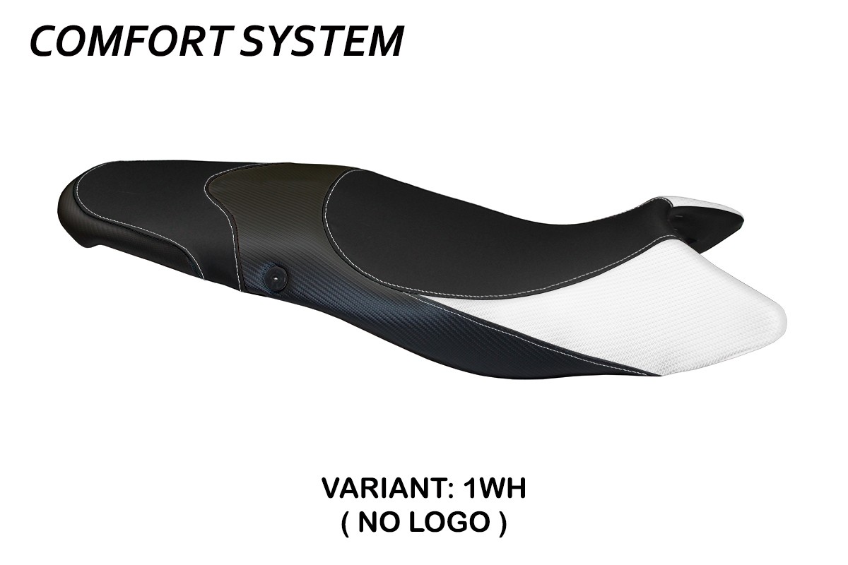 Rivestimento sella TPZ Morris 1 Comfort bianco Triumph Street Triple 675 2007-2012