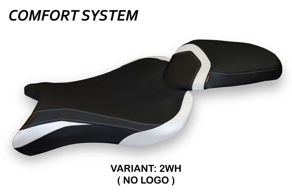 Rivestimento sella TPZ Molina 1 Comfort bianco Triumph Street Triple 765 2017-2022