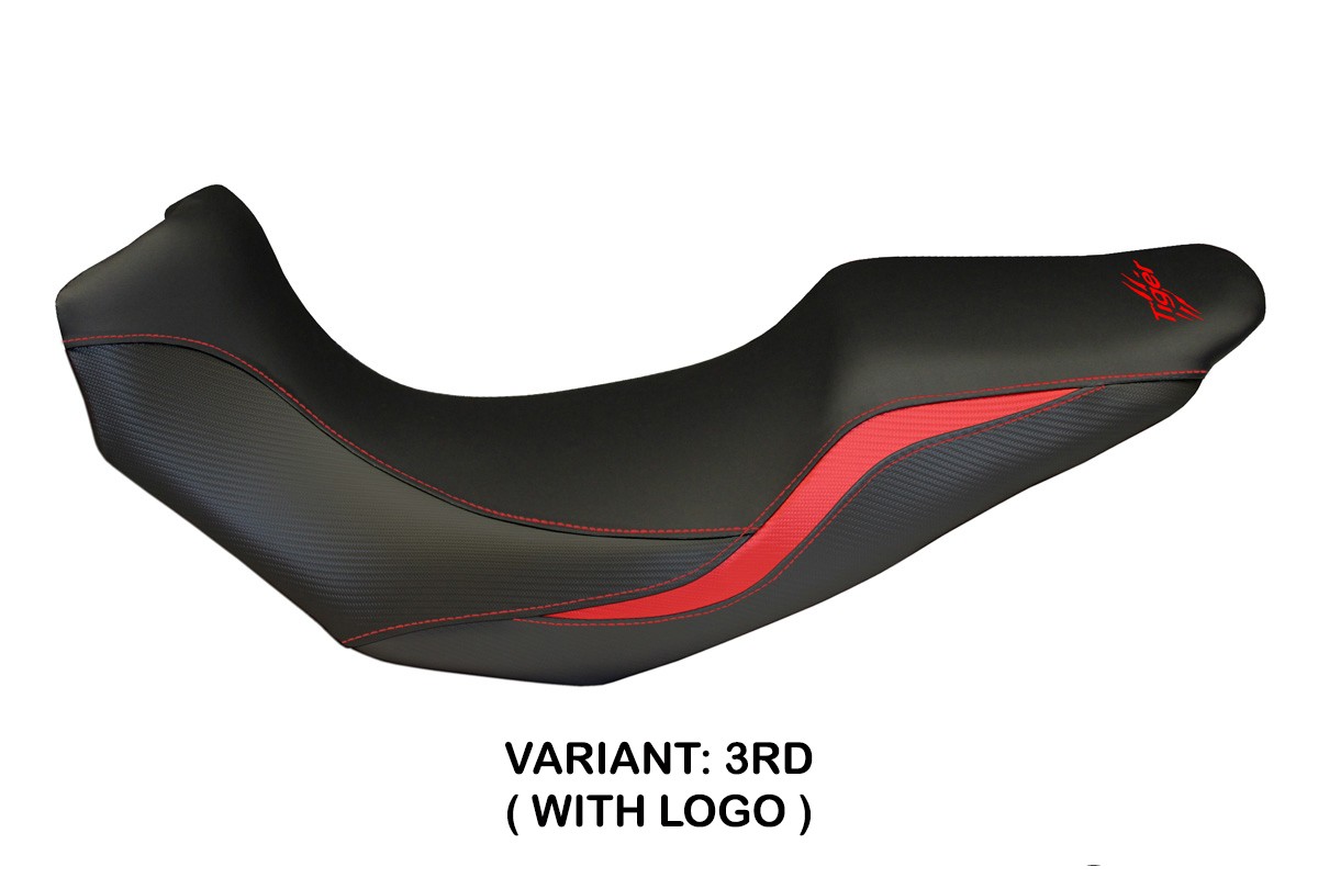 Rivestimento sella TPZ Salerno Logo rosso Triumph Tiger 1050 2007-2013