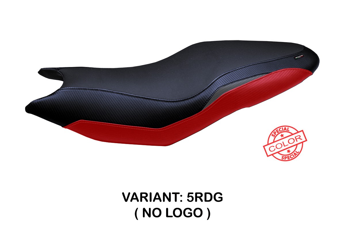 TPZ Gines red-grey Saddle covering Triumph Trident 660 2021-2025