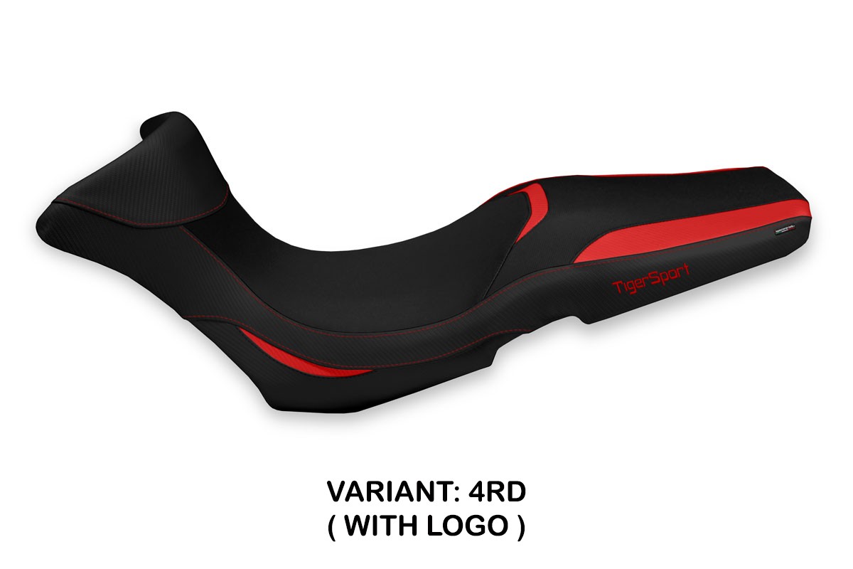 Rivestimento sella TPZ Julfa Logo rosso Triumph Tiger 1050 Sport 2013-2020