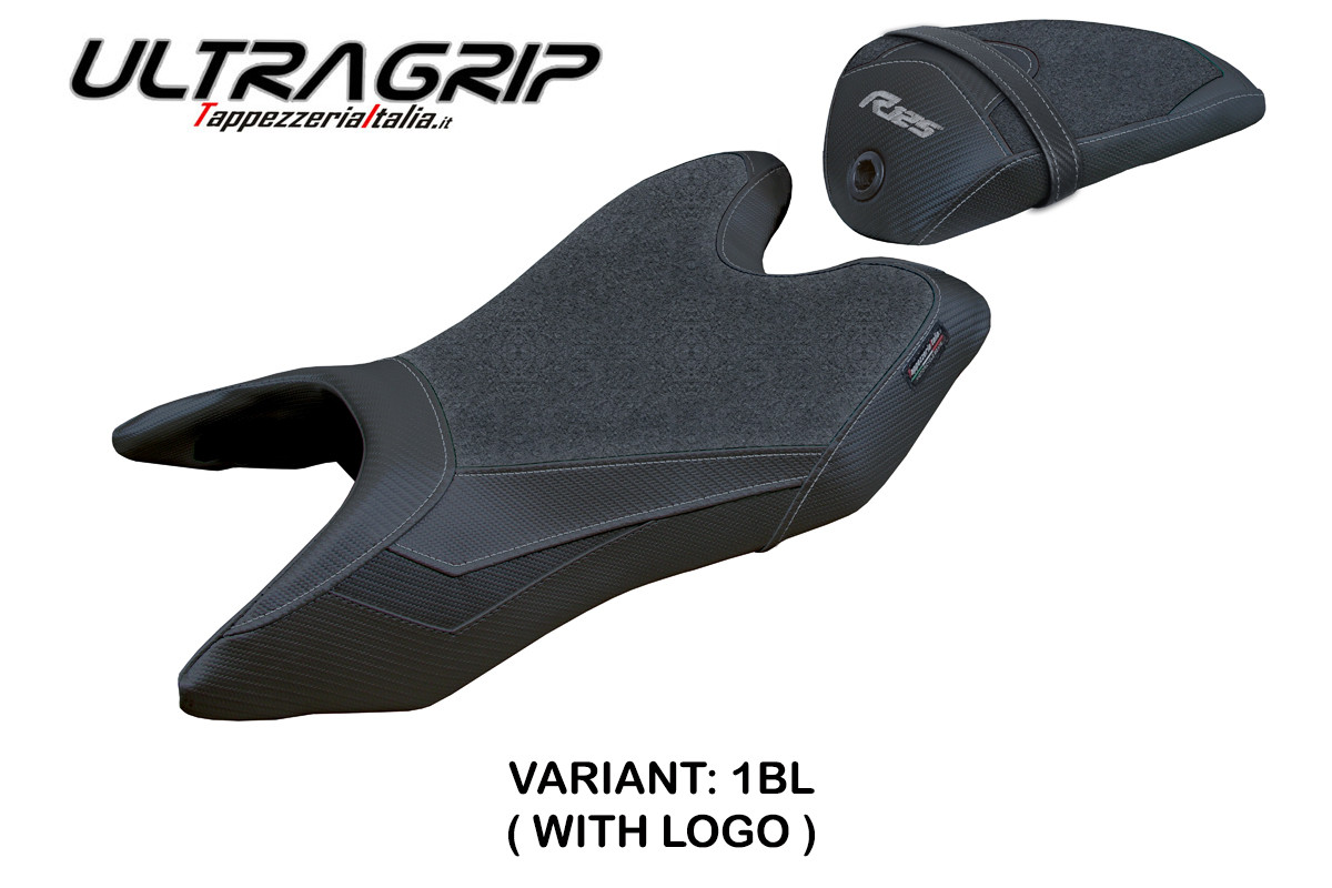 TPZ Ashwy Ultragrip black Saddle covering Logo Yamaha R125 2019-2022