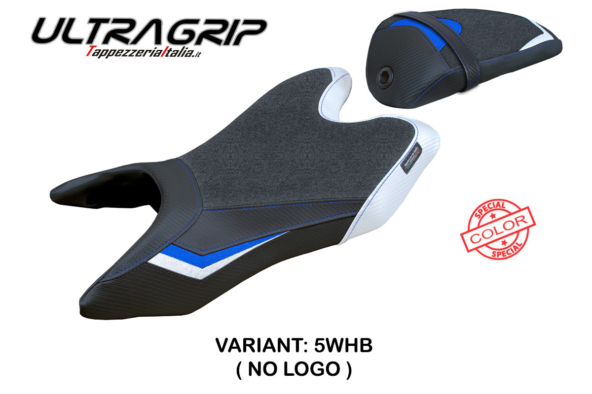 TPZ Ashwy Ultragrip white-blue Saddle covering Yamaha R125 2019-2022
