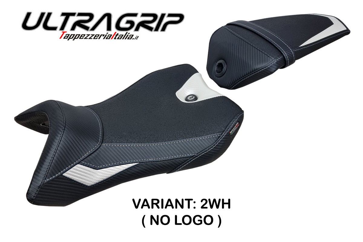 Rivestimento sella TPZ Nashik Ultragrip bianco Yamaha R125 2016-2018