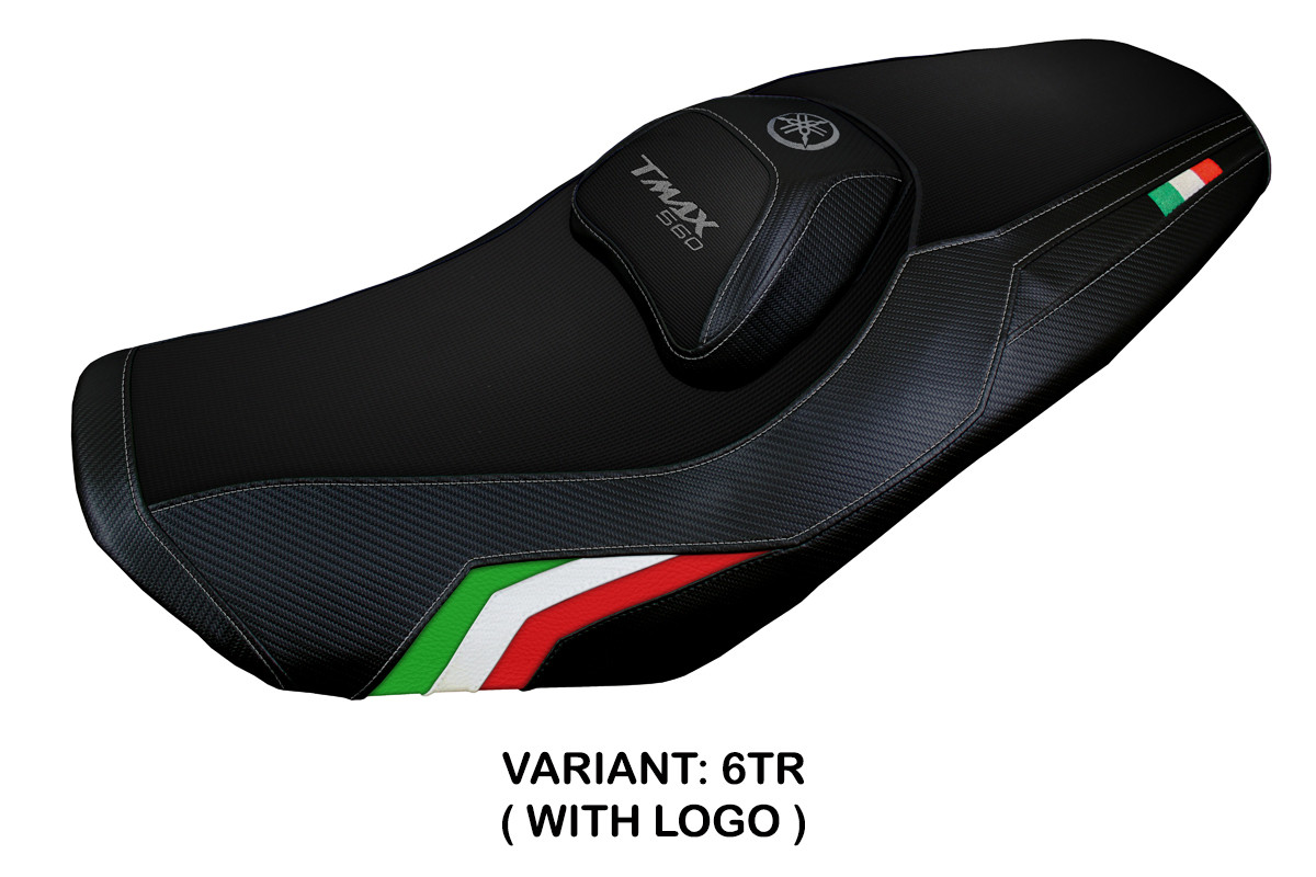 Rivestimento sella TPZ Kira Logo tricolore Yamaha Tmax 560 2022-2025