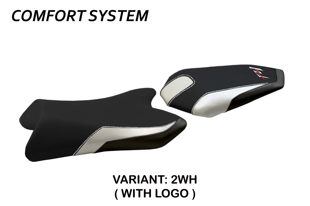 Rivestimento sella TPZ Vicenza Comfort Logo bianco Yamaha FZ1 2006-2016