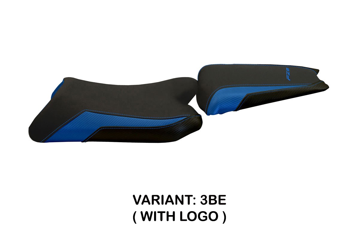 Rivestimento sella TPZ Perugia 2 Logo blu Yamaha FZ8 2010-2016