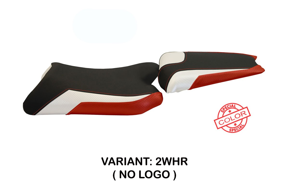 Rivestimento sella TPZ Perugia Special bianco-rosso Yamaha FZ8 2010-2016