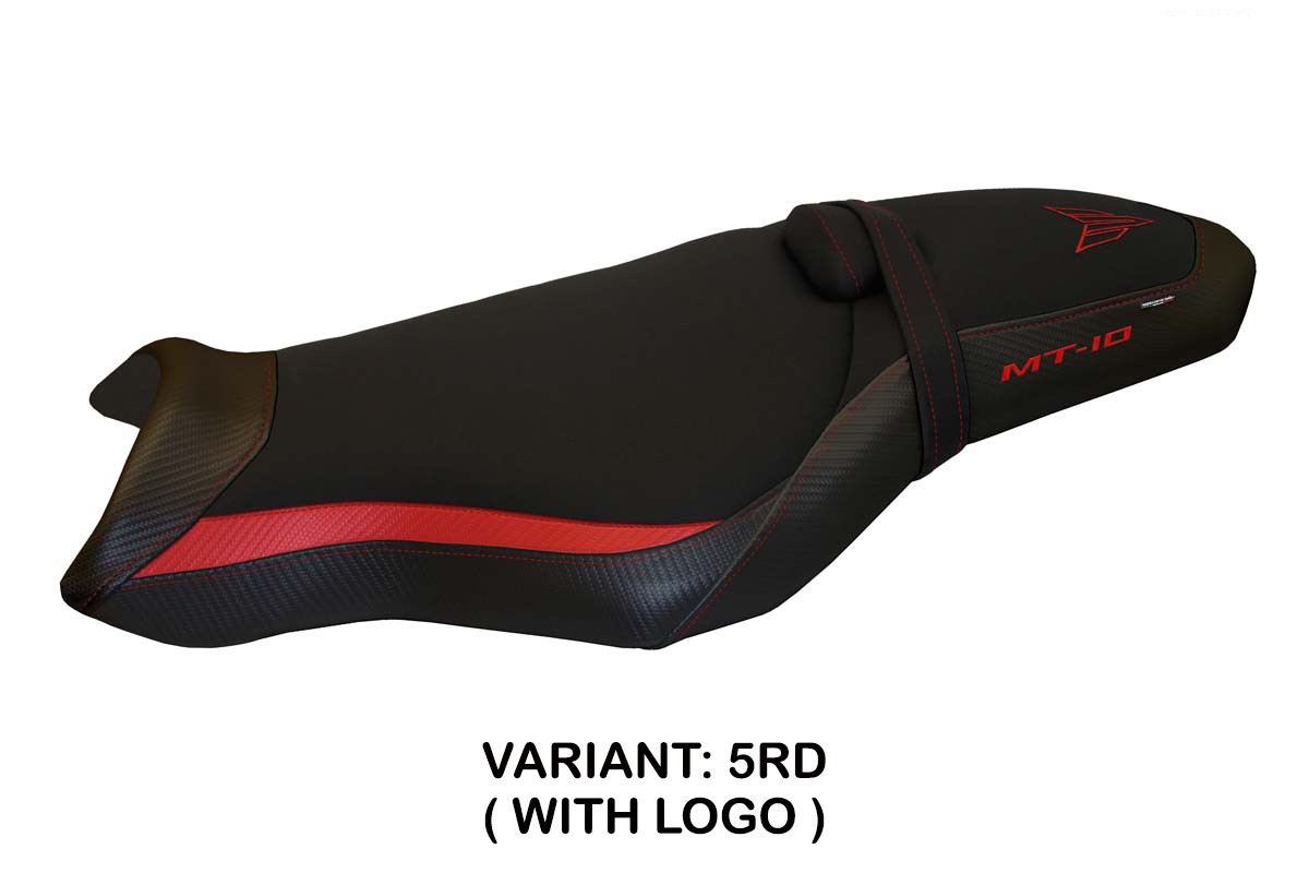 TPZ Arsenal 1 red Saddle covering Logo Yamaha MT10 2017-2025