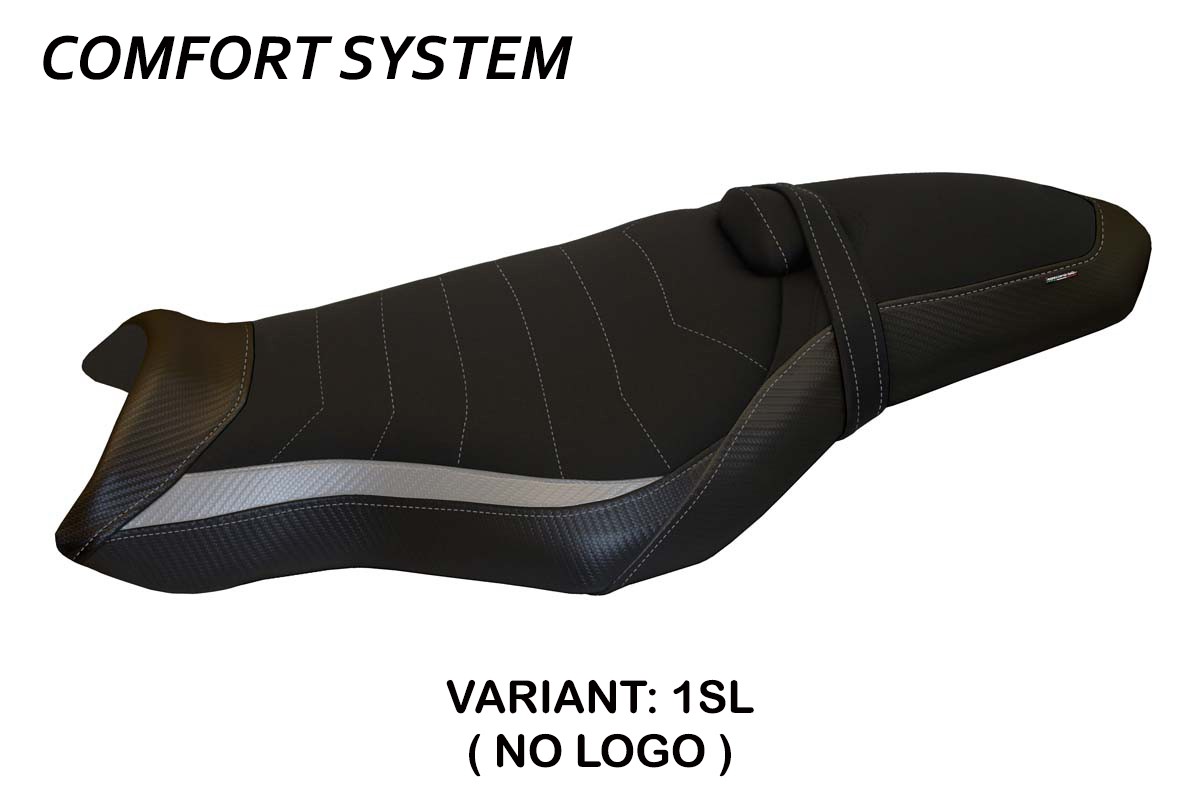 TPZ Arsenal 1 Comfort silver Saddle covering Yamaha MT10 2017-2025