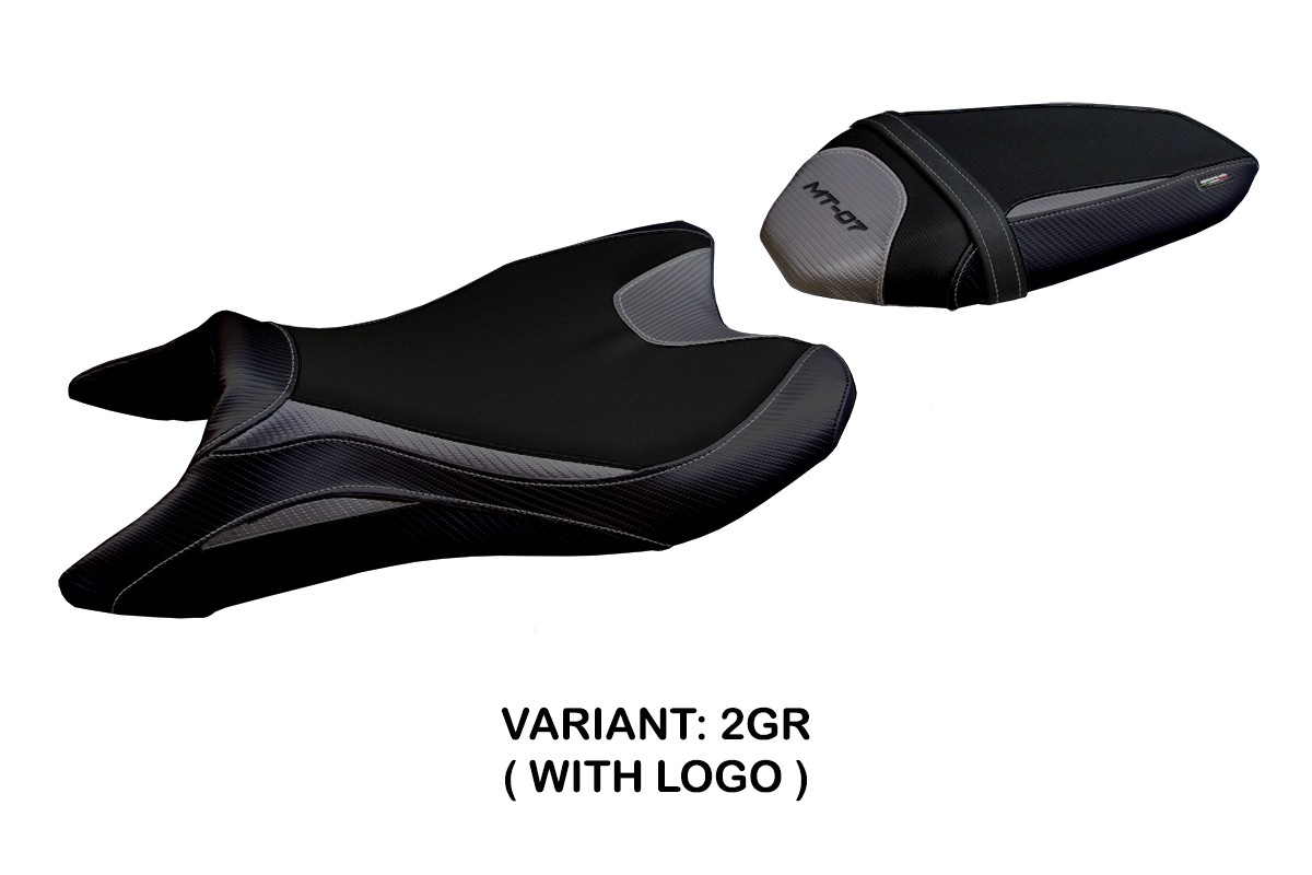 Rivestimento sella TPZ Sanya Logo grigio Yamaha MT07 2018-2024