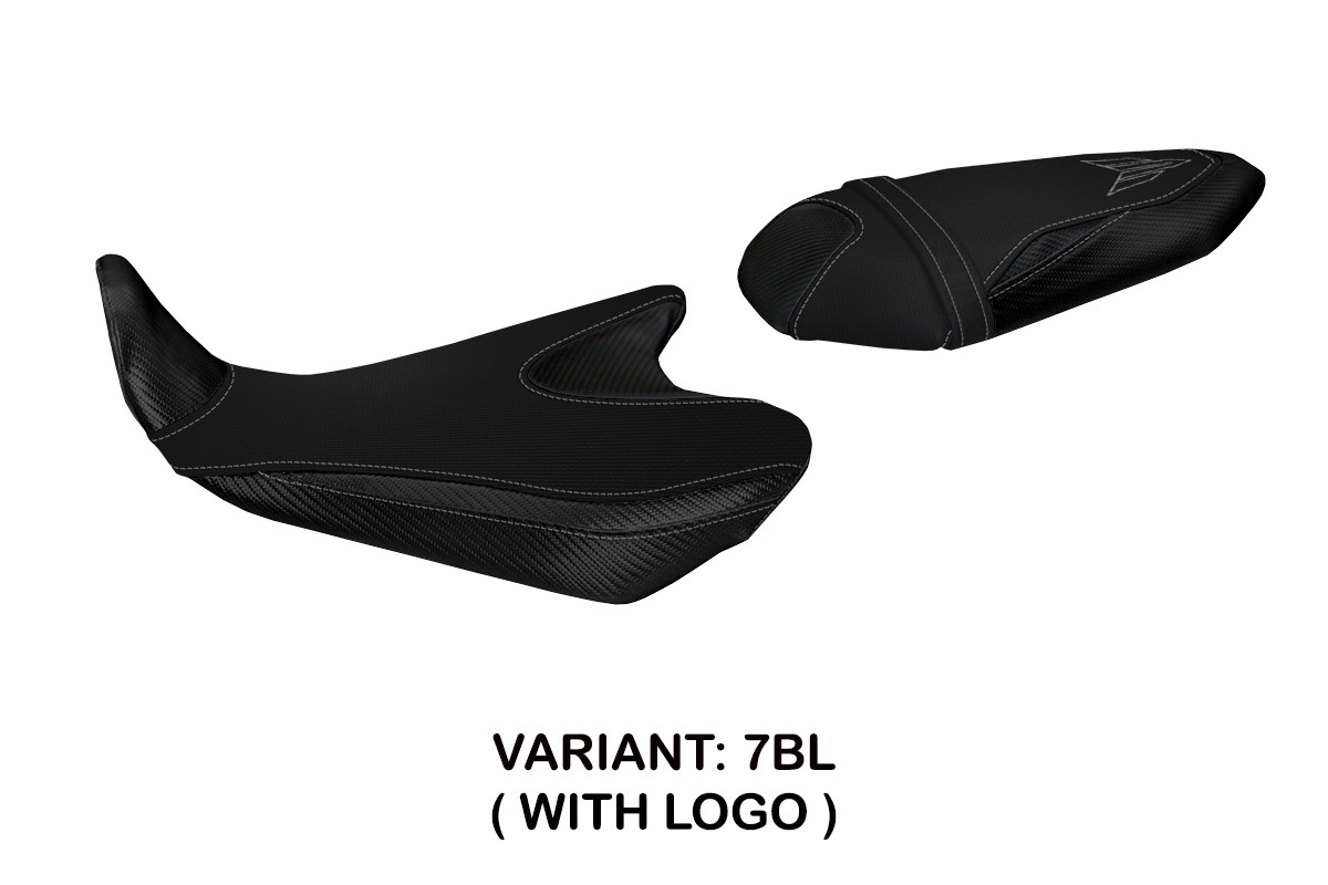 Rivestimento sella TPZ Stromboli Logo nero Yamaha MT07 2014-2017