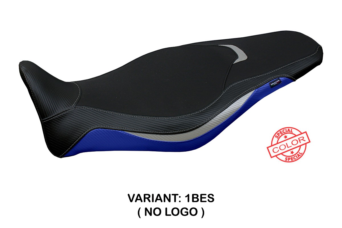 TPZ Atos Special blue-Silver Saddle covering Yamaha MT09 2021-2023