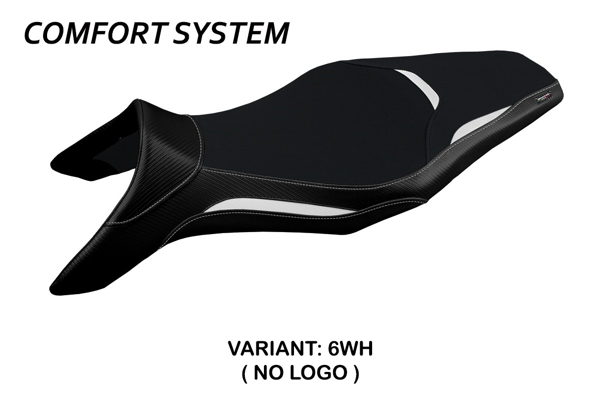 TPZ Asha Comfort white Saddle covering Yamaha MT09 2013-2020