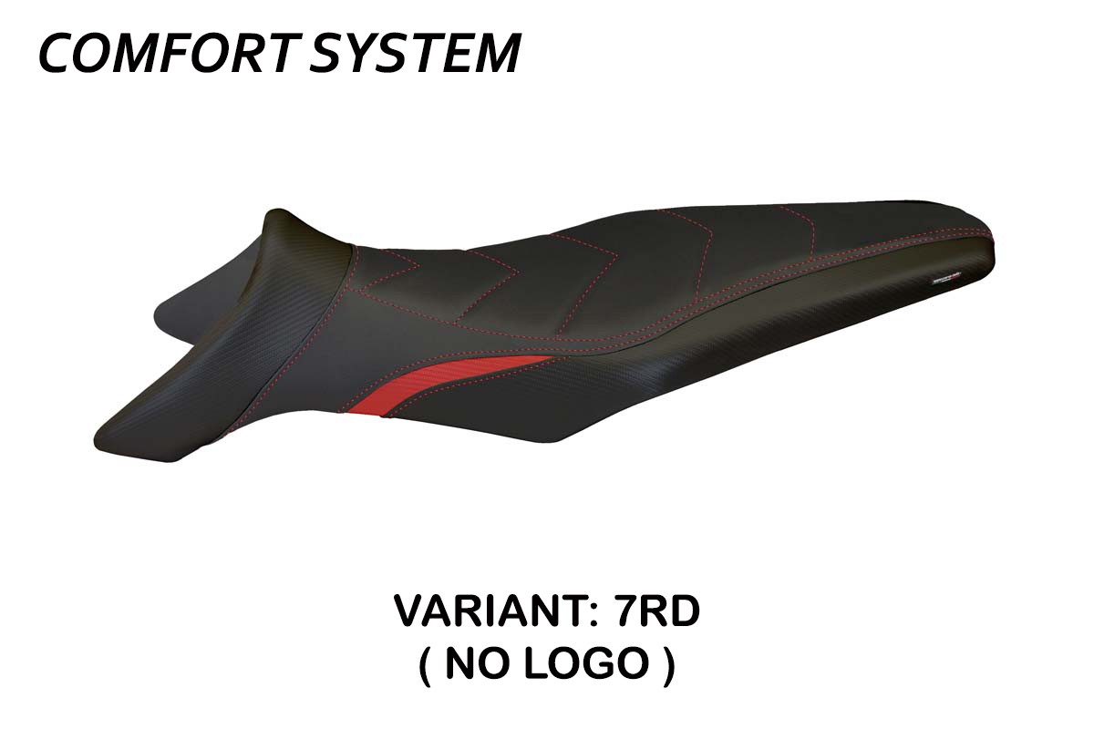 TPZ Gallipoli 4 Comfort red Saddle covering Yamaha MT09 2013-2020