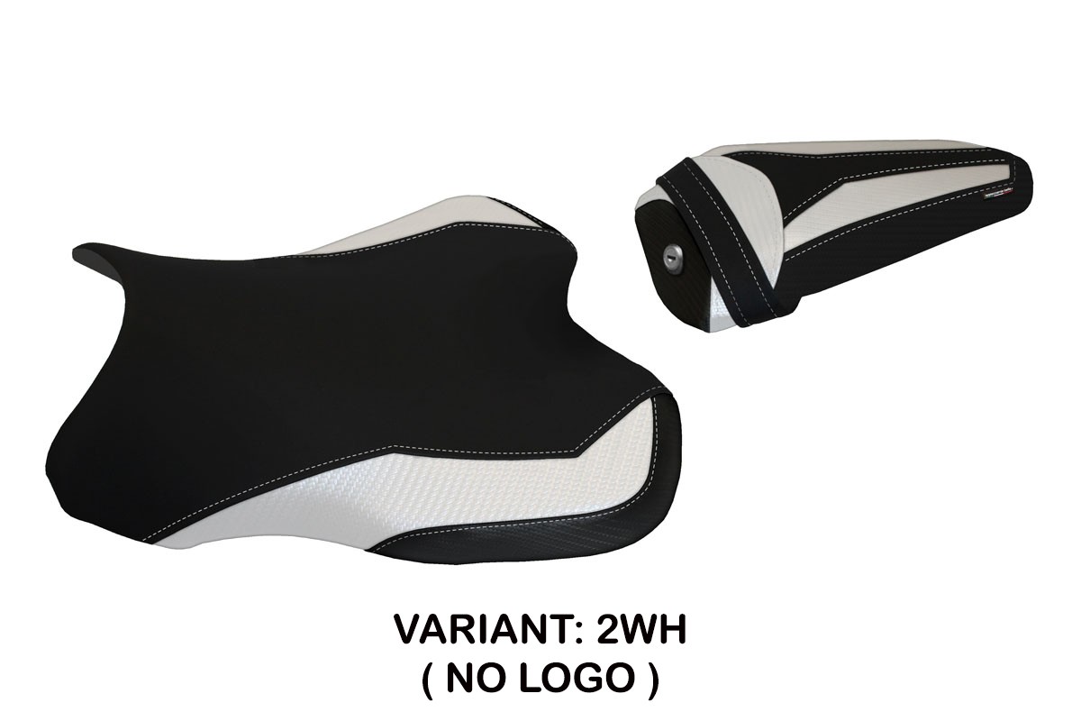 TPZ Bilbao 2 white Saddle covering Yamaha R1 2015-2025