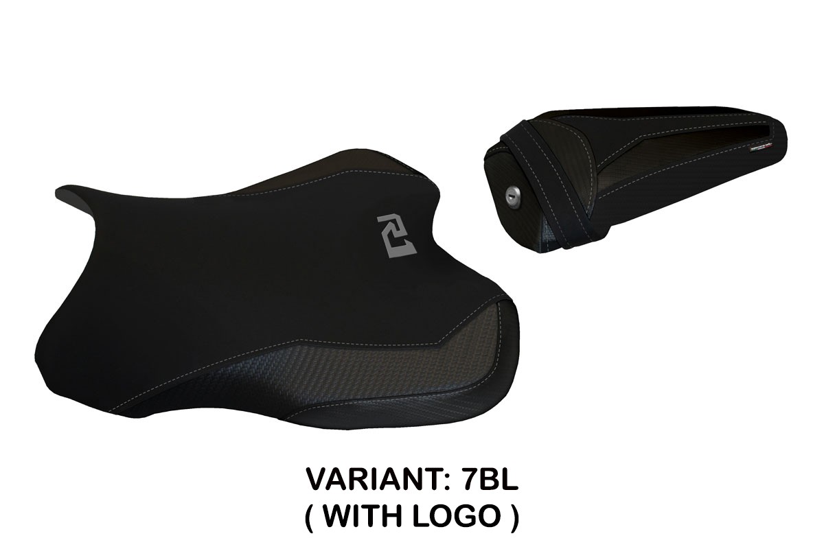 TPZ Bilbao 2 black Saddle covering Logo Yamaha R1 2015-2025