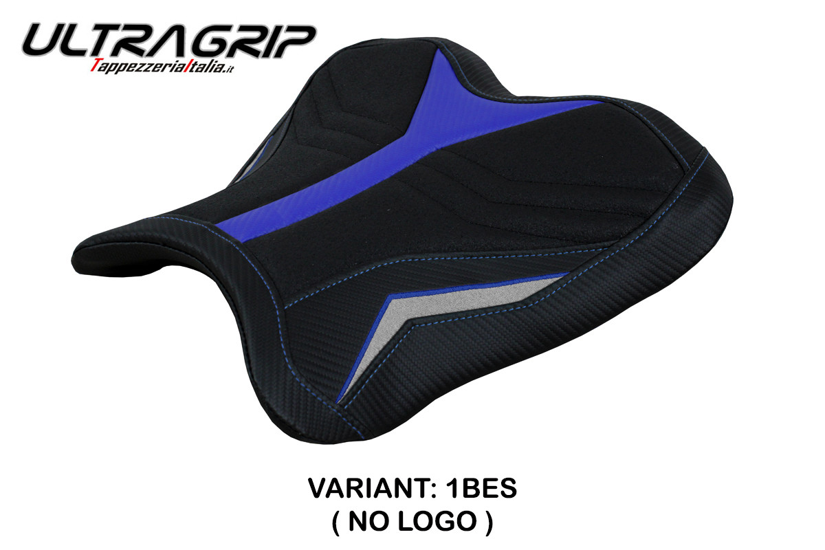 TPZ Hernals Ultragrip blue-Silver Saddle covering Yamaha R1M 2015-2025