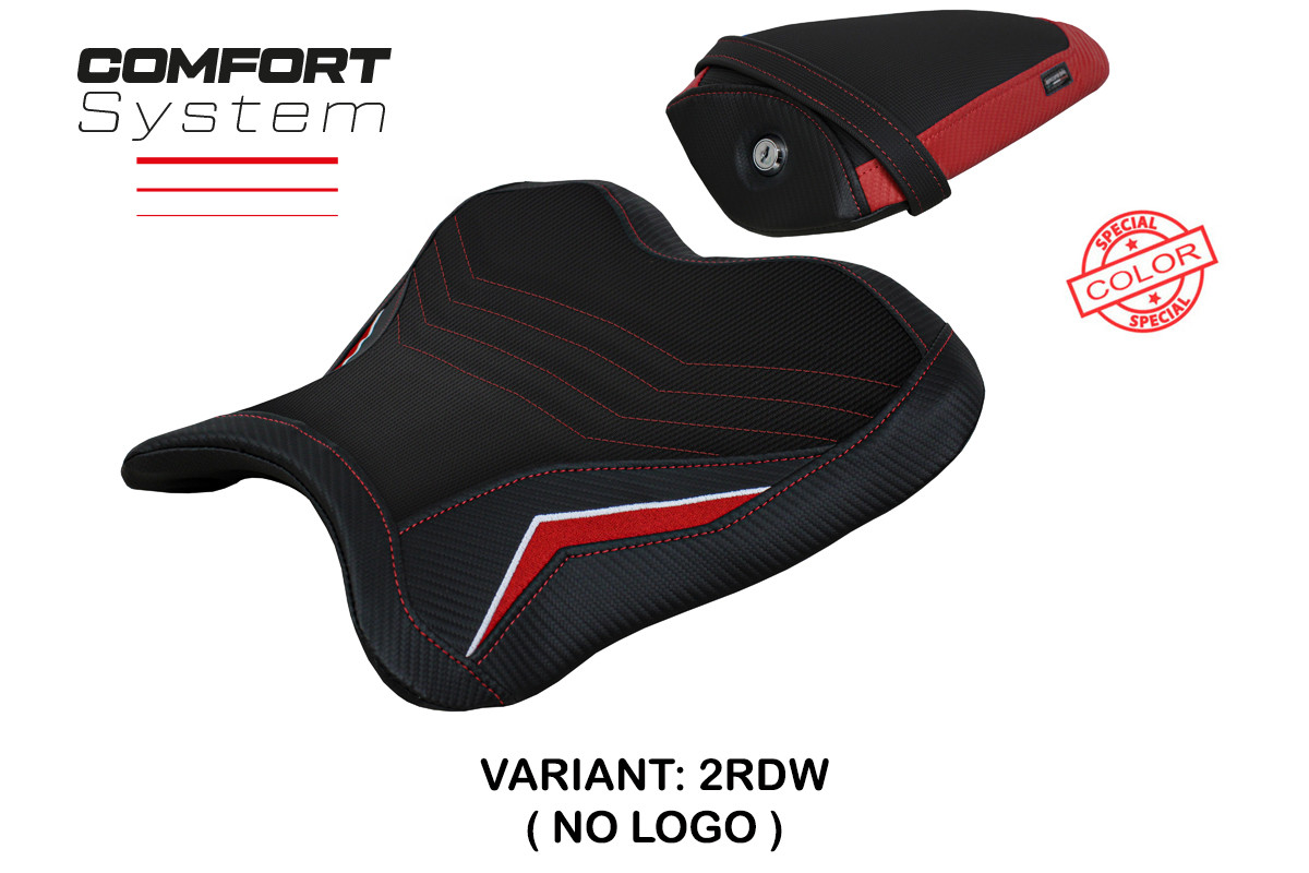 Rivestimento sella TPZ Kagran Comfort Special rosso-bianco Yamaha R1 2015-2025
