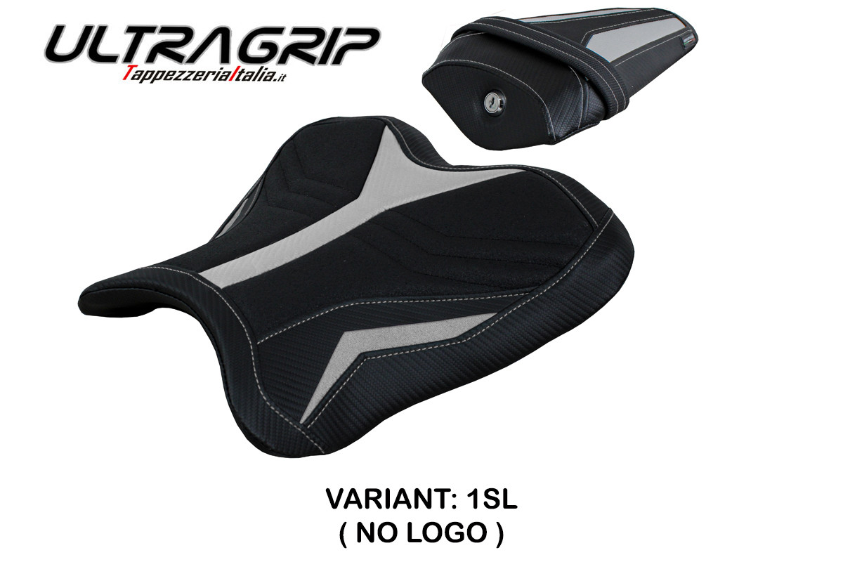 Rivestimento sella TPZ Kagran Ultragrip argento Yamaha R1 2015-2025