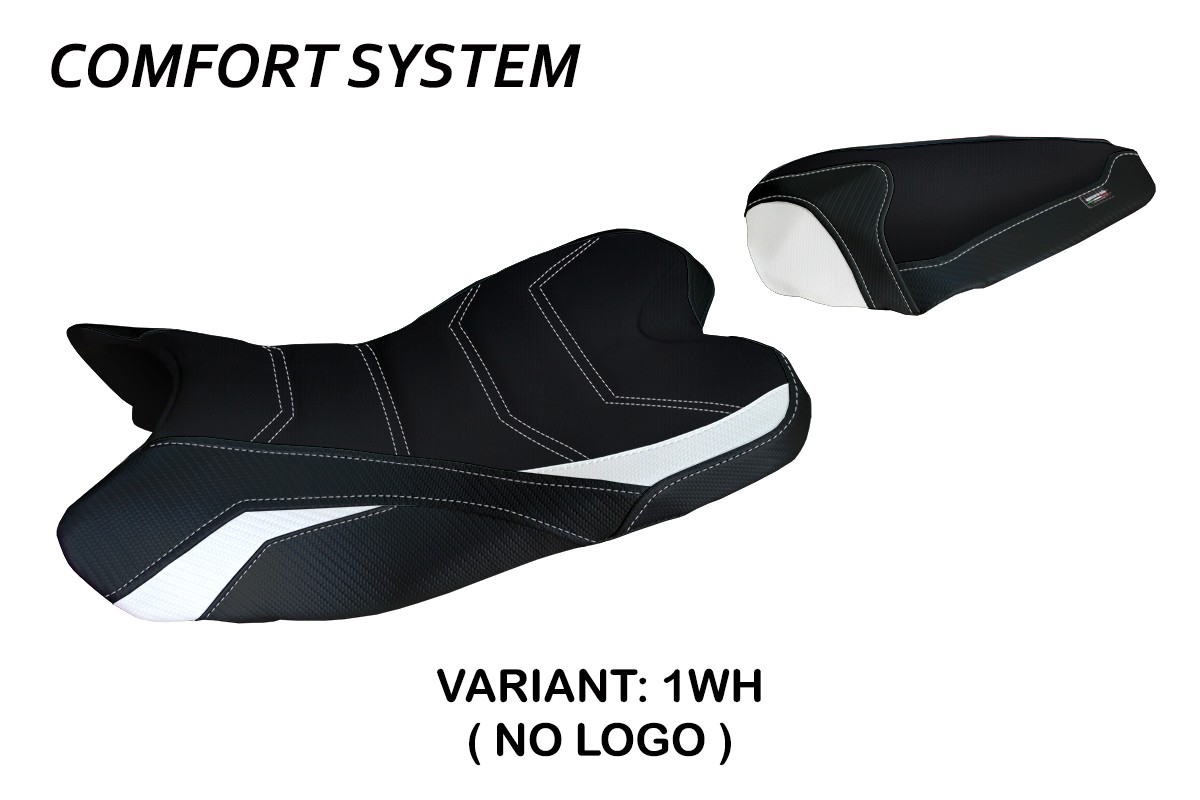 TPZ Araxa Comfort white Saddle covering Yamaha R1 2009-2014