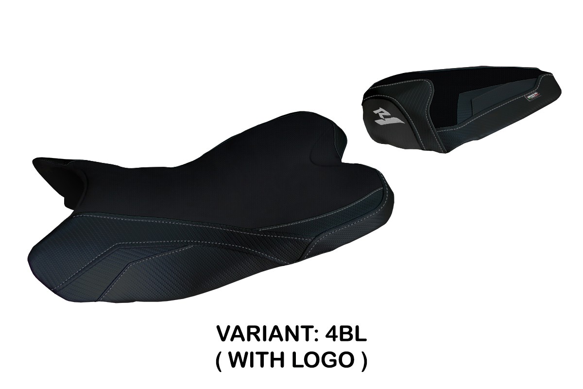 TPZ Kayapo black Saddle covering Logo Yamaha R1 2009-2014