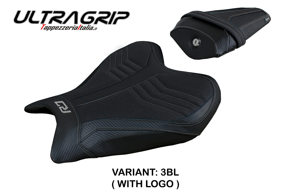 Rivestimento sella TPZ Thera Ultragrip Logo nero Yamaha R7 2021-2025
