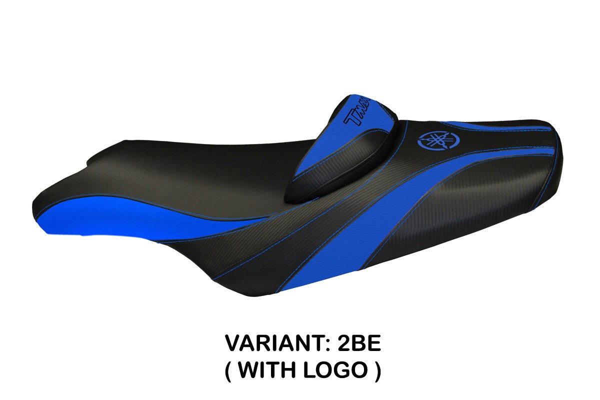Rivestimento sella TPZ Mpss Logo blu Yamaha Tmax 500/530 2008-2016
