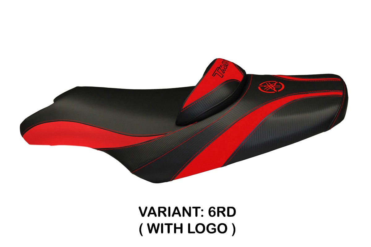 Rivestimento sella TPZ Mpss Logo rosso Yamaha Tmax 500/530 2008-2016